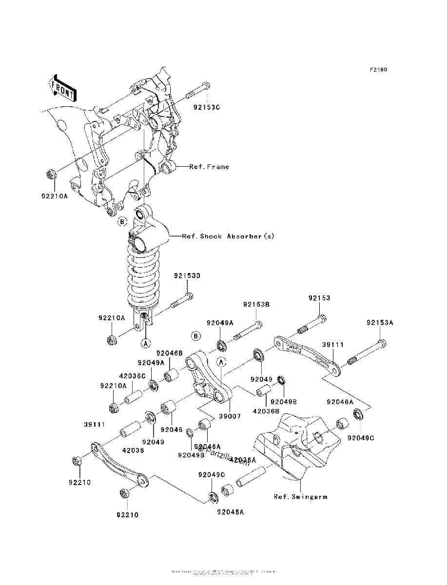 Diagrama de REAR SUSPENSION