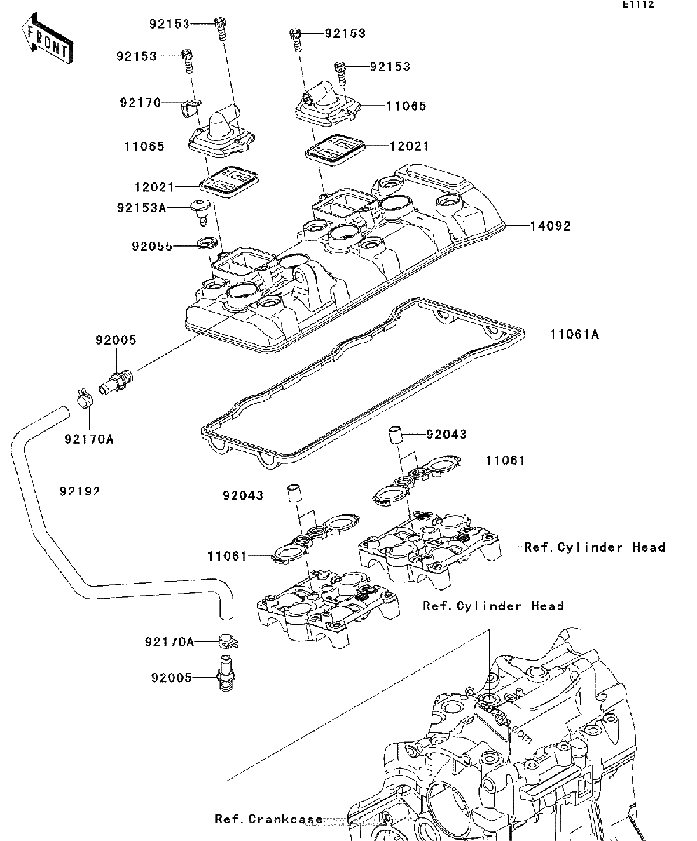 Diagrama de CYLINDER HEAD COVER