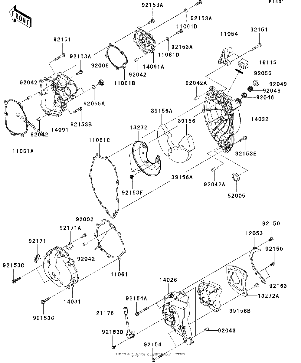 Diagrama de ENGINE COVER S 2 2
