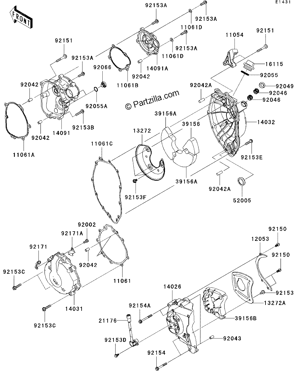 Diagrama de ENGINE COVER S