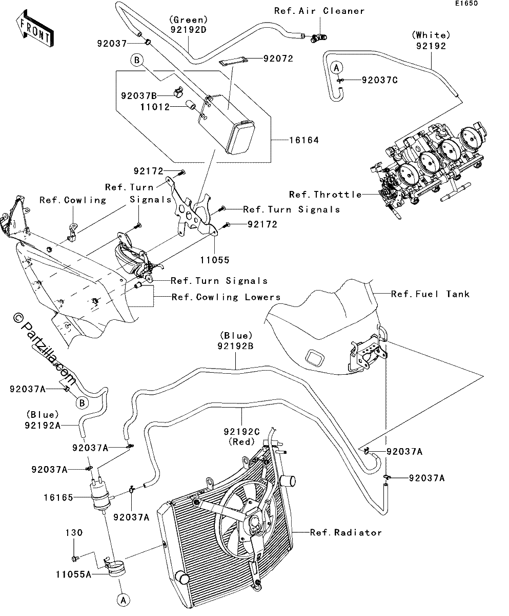 Diagrama de FUEL EVAPORATIVE SYSTEM CA