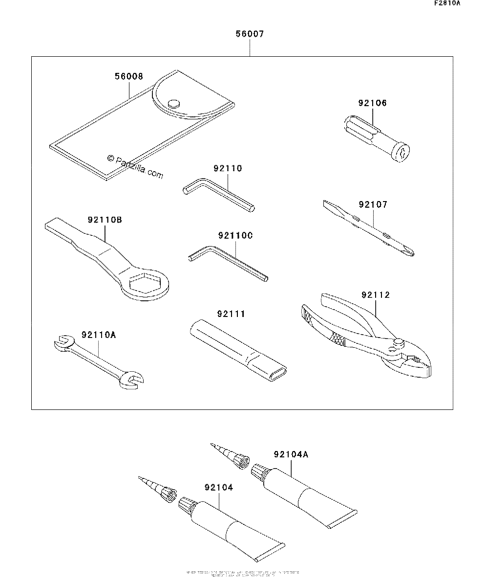 Diagrama de OWNER S TOOLS RBF