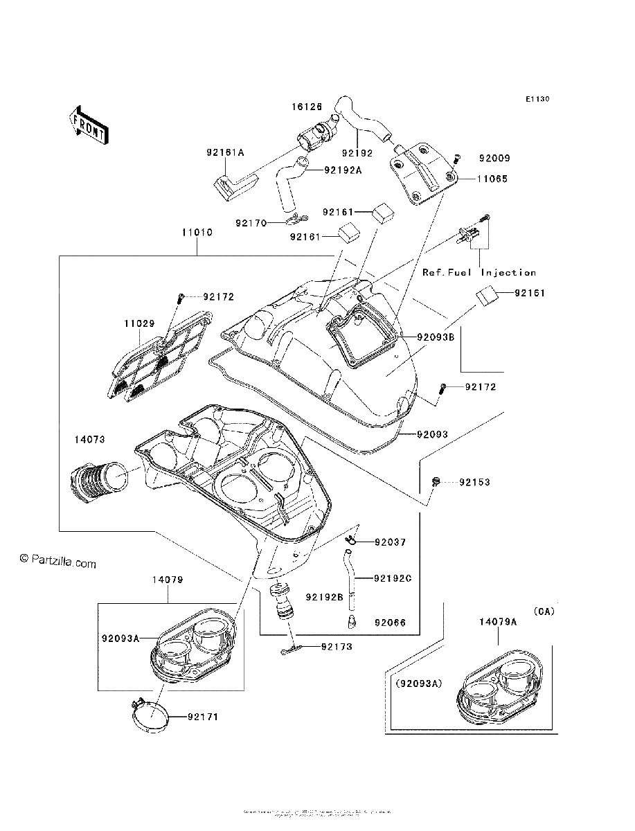 Diagrama de AIR CLEANER
