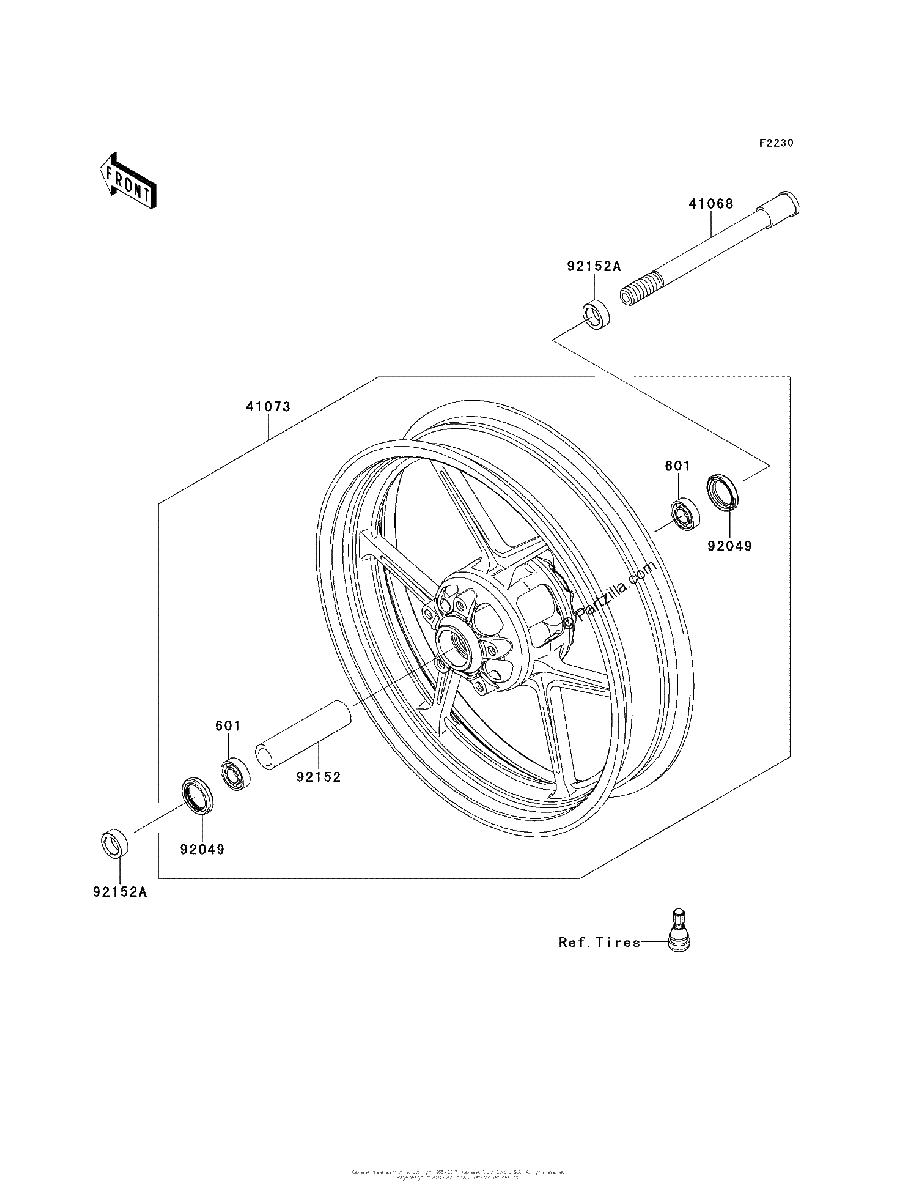 Diagrama de FRONT HUB