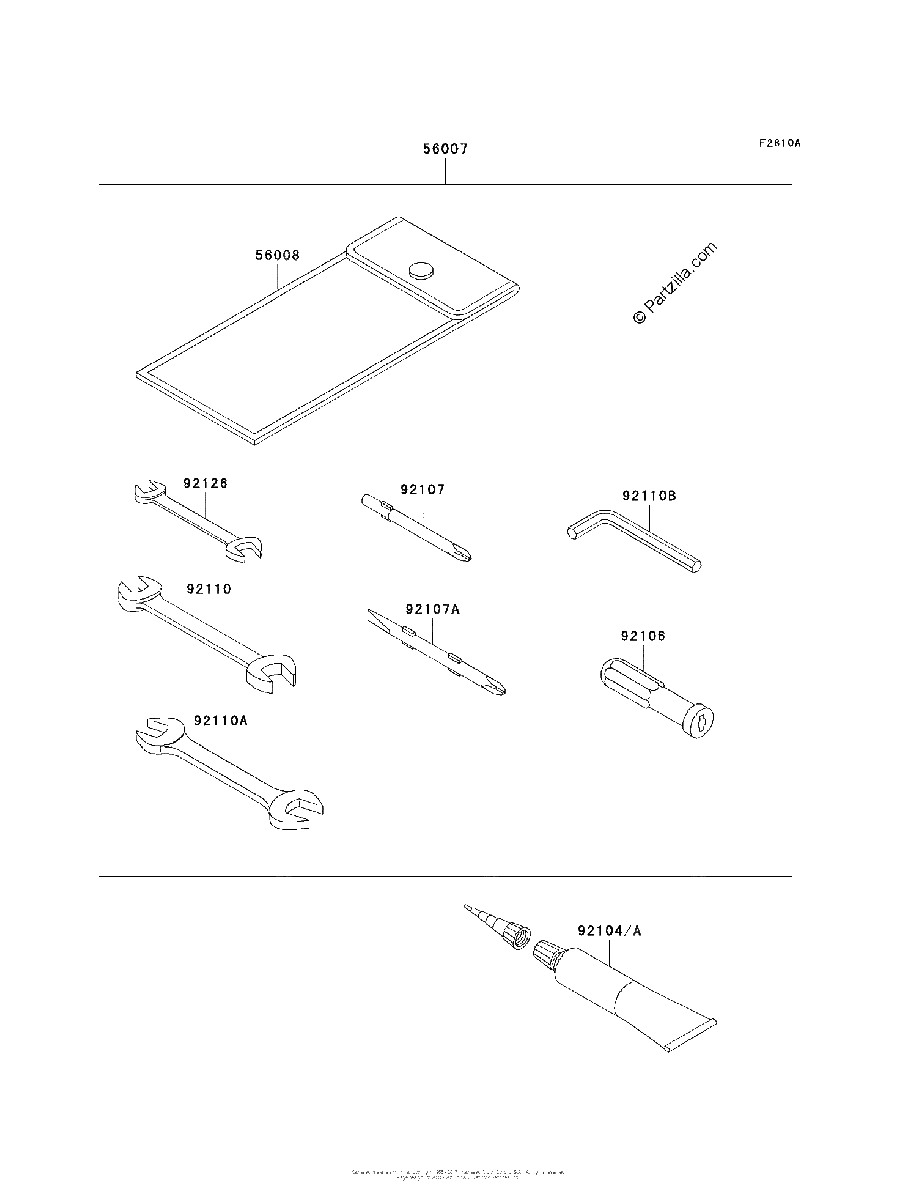 Diagrama de OWNER S TOOLS EAF ECF