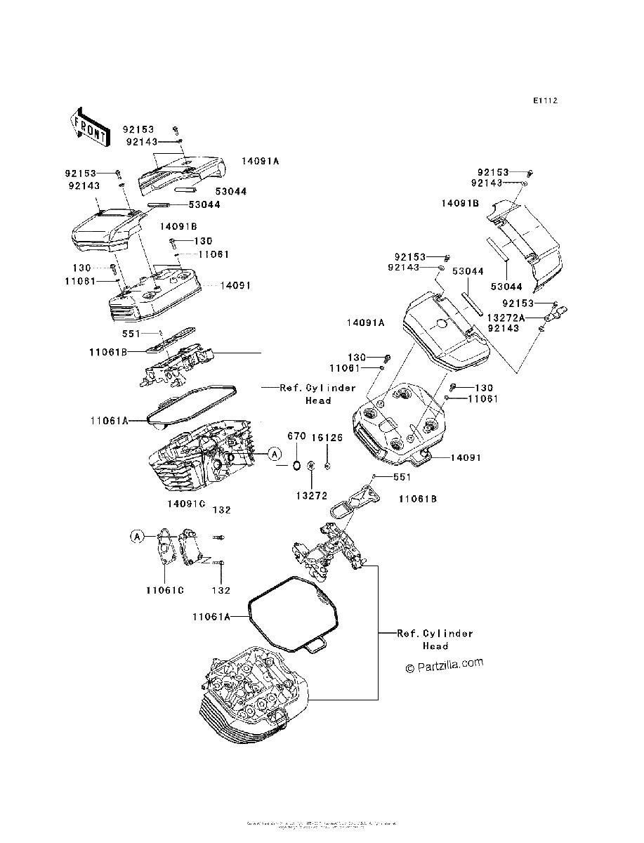Diagrama de CYLINDER HEAD COVER