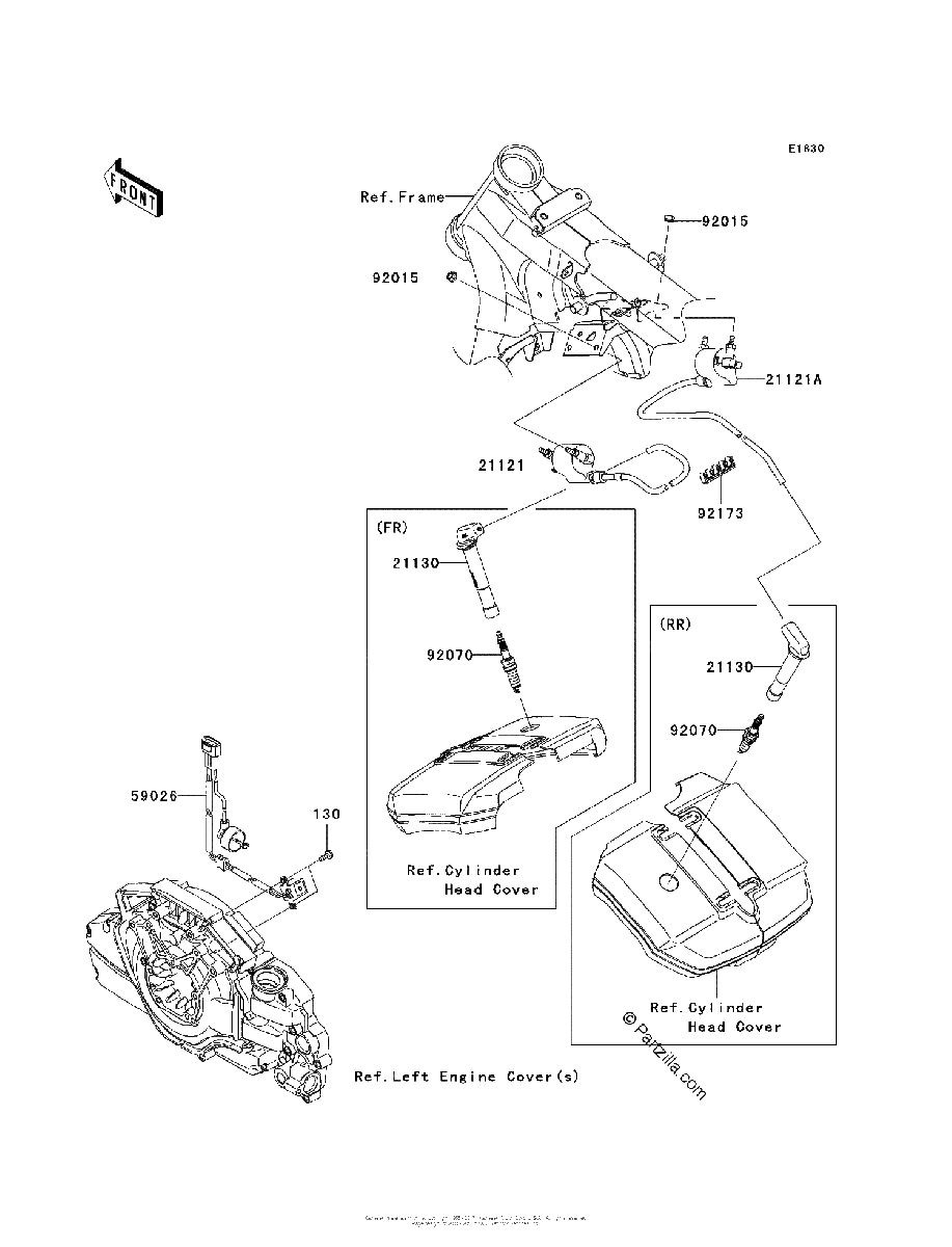 Diagrama de IGNITION SYSTEM