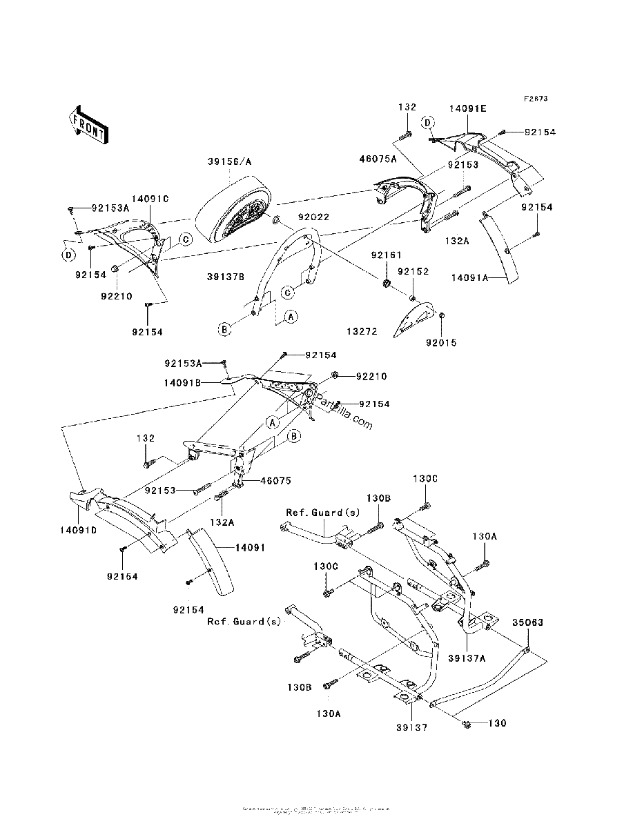 Diagrama de SADDLEBAGS SIDE BAG BRACKET