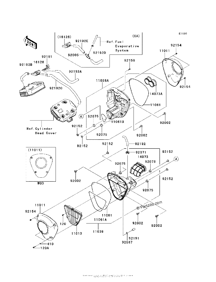 Diagrama de AIR CLEANER