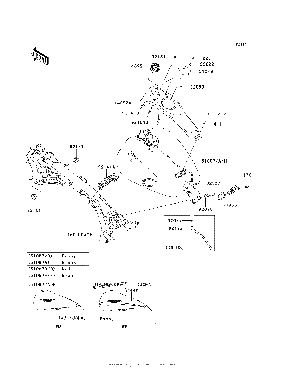 Diagrama de FUEL TANK