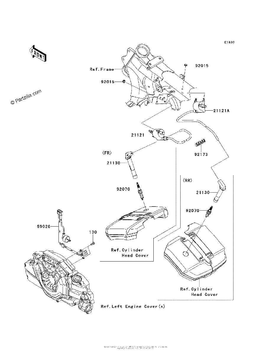 Diagrama de IGNITION SYSTEM