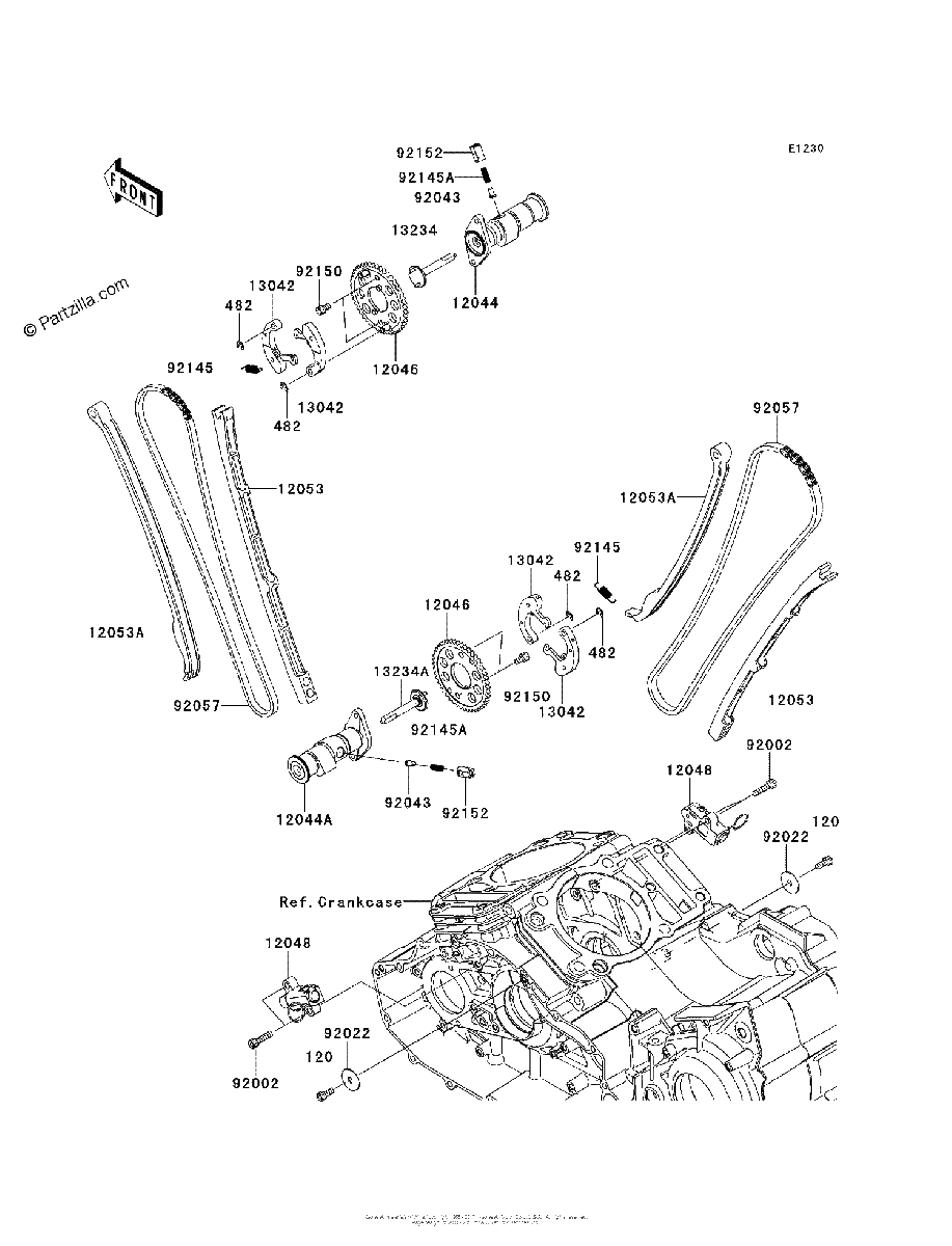 Diagrama de CAMSHAFT S TENSIONER