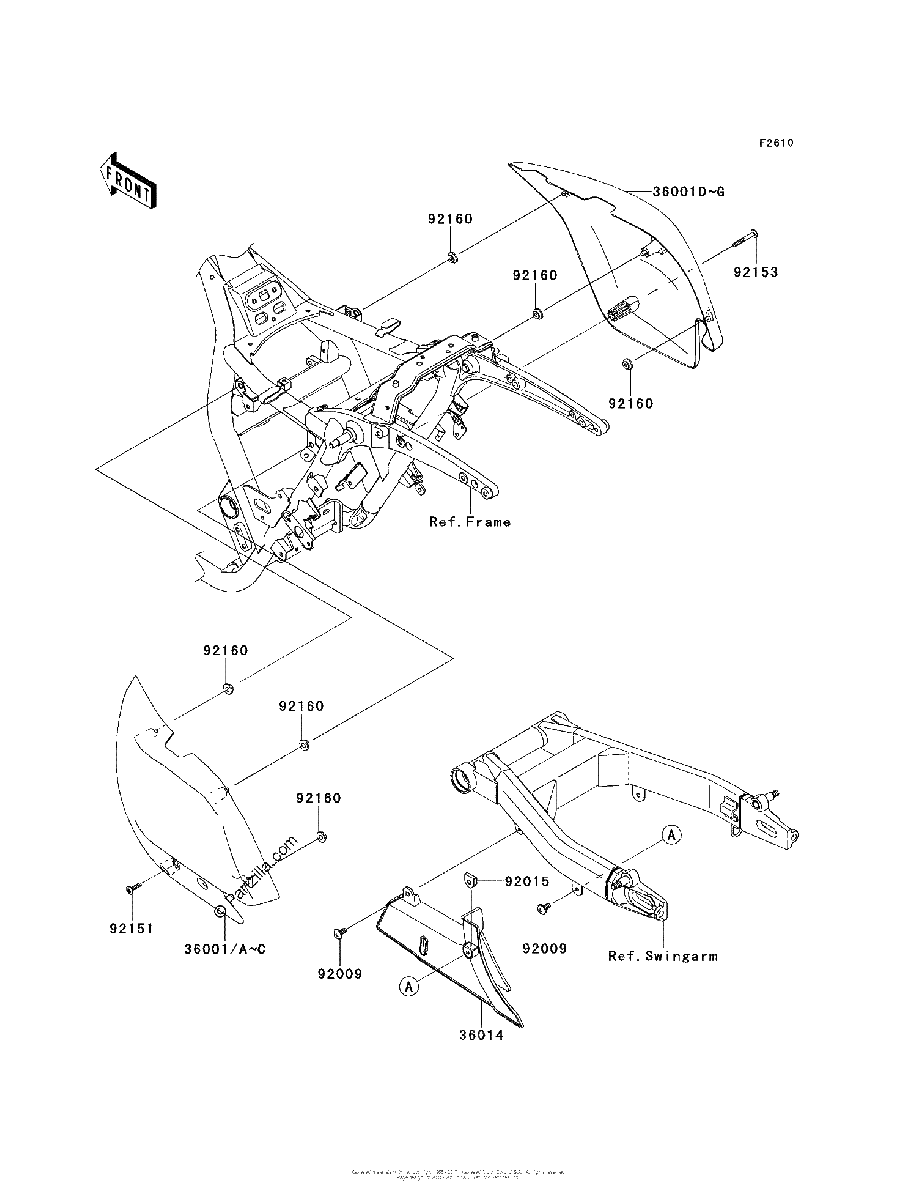 Diagrama de SIDE COVERS CHAIN COVER