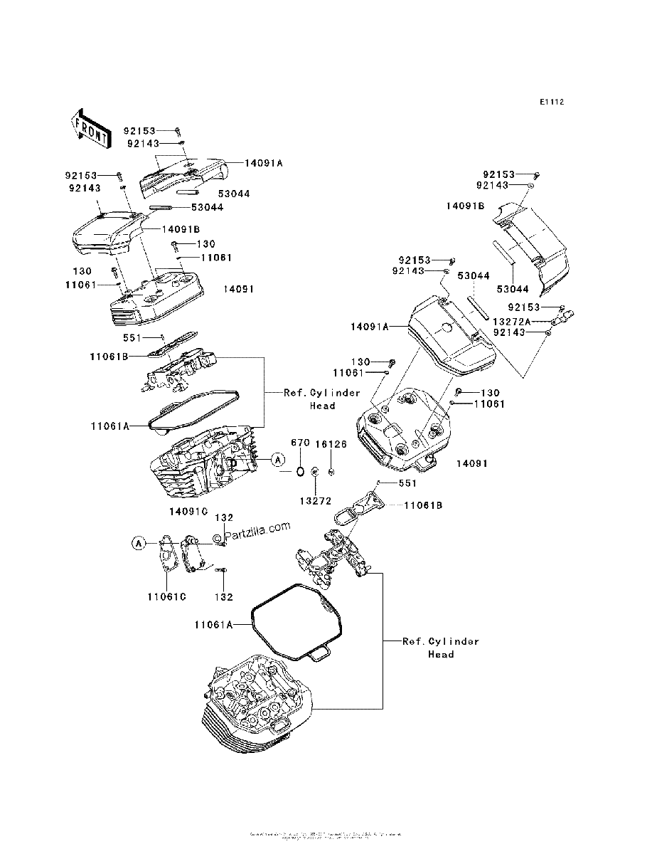 Diagrama de CYLINDER HEAD COVER
