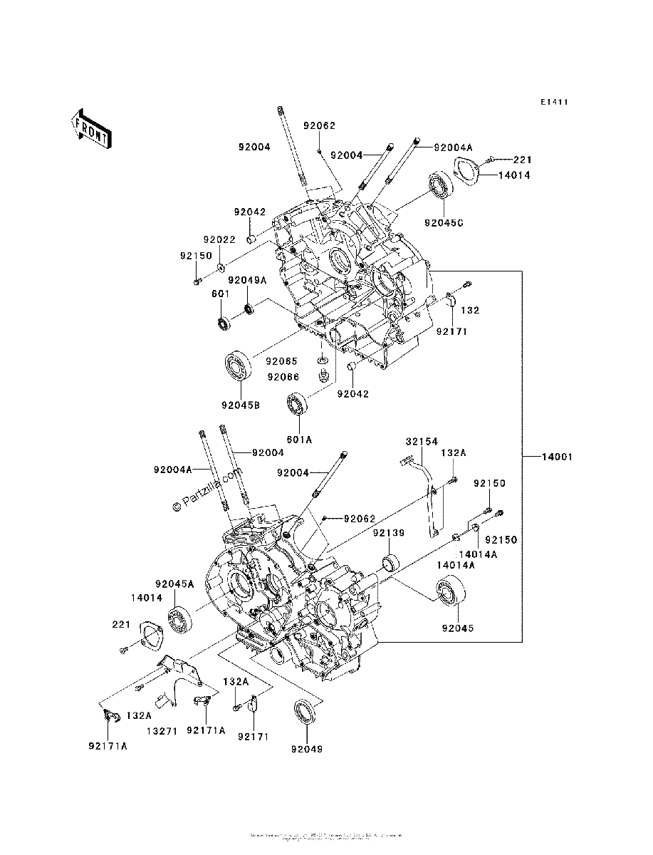 Diagrama de CRANKCASE