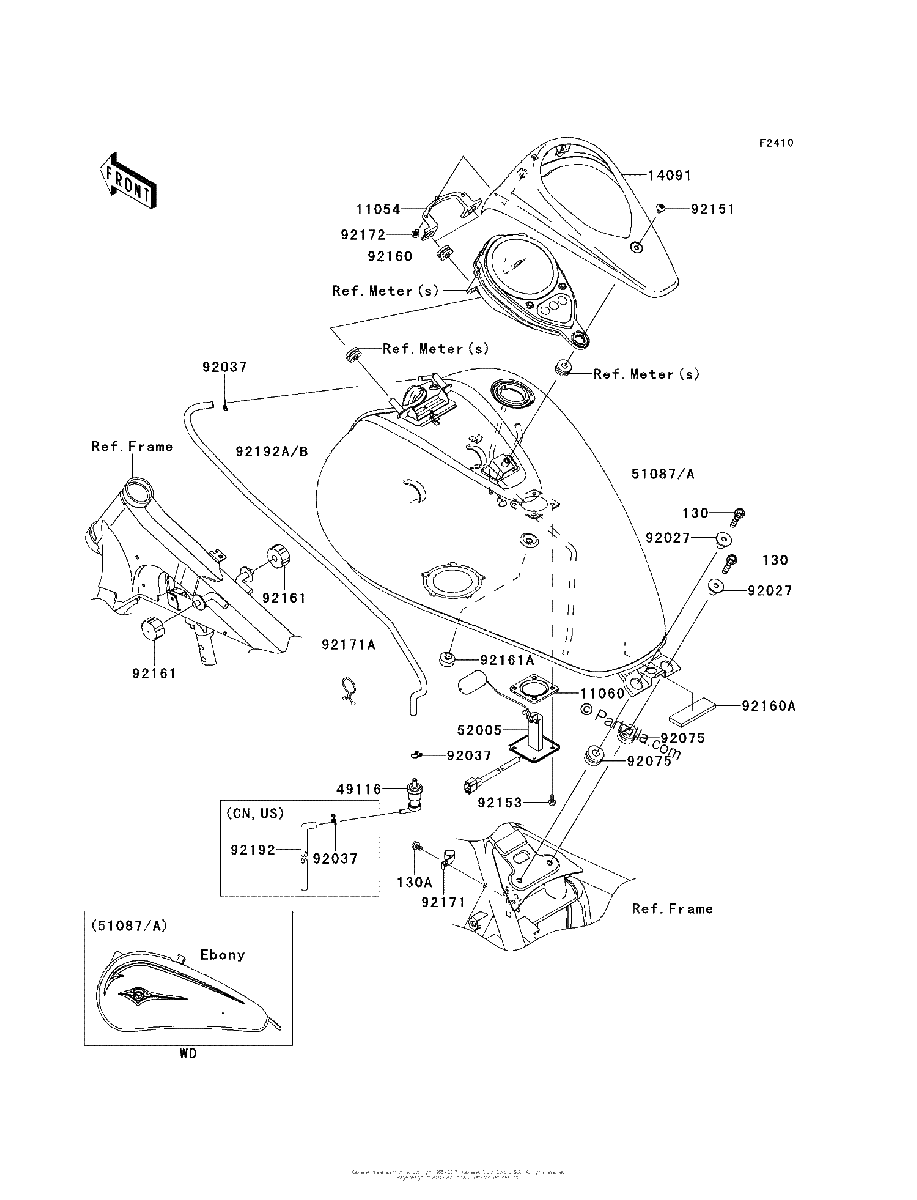 Diagrama de FUEL TANK BBFA
