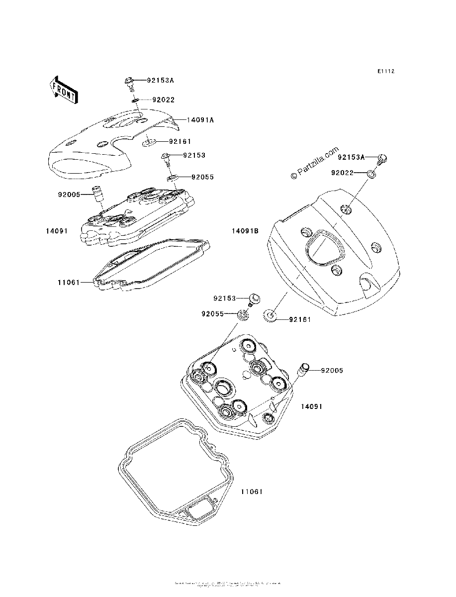 Diagrama de CYLINDER HEAD COVER