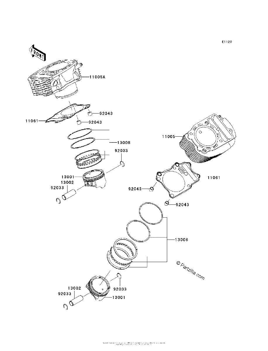 Diagrama de CYLINDER PISTON S
