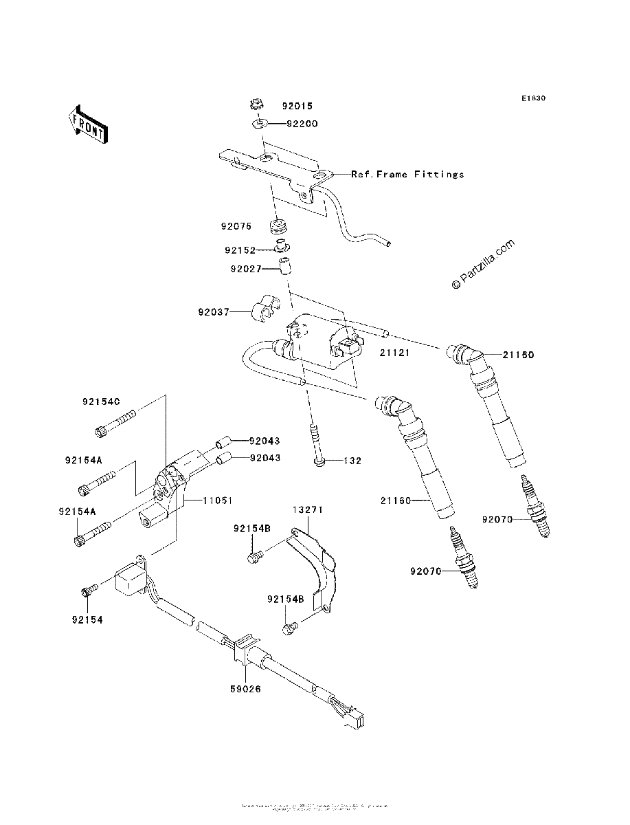 Diagrama de IGNITION SYSTEM