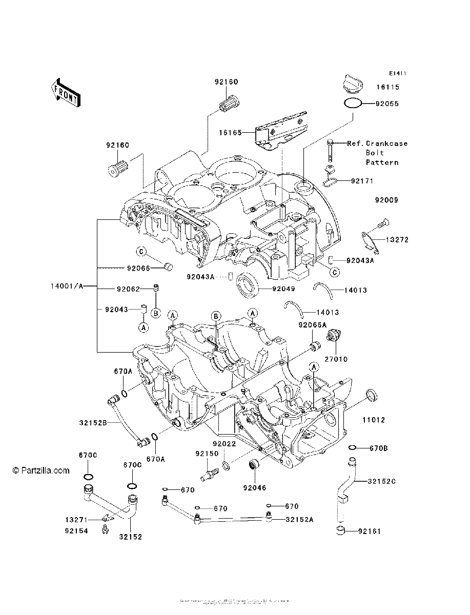 Diagrama de CRANKCASE