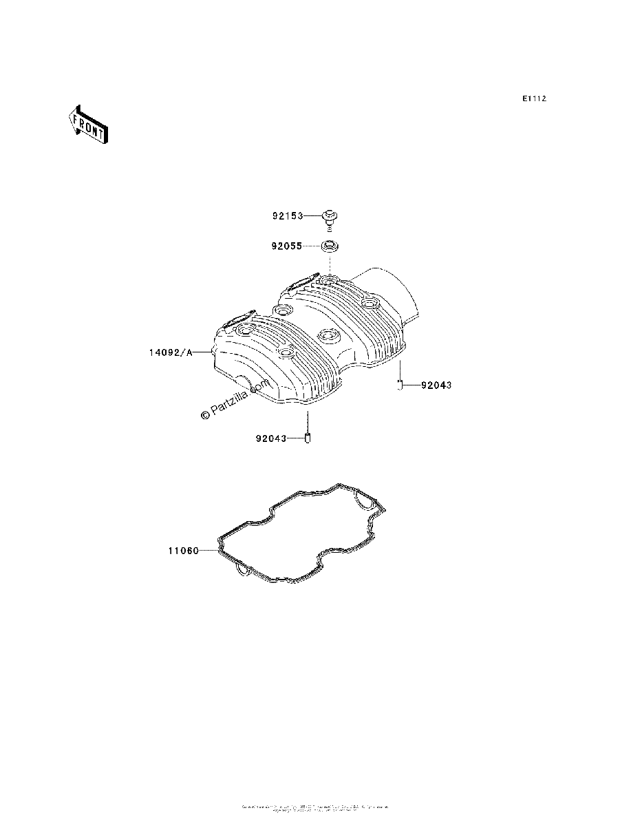 Diagrama de CYLINDER HEAD COVER