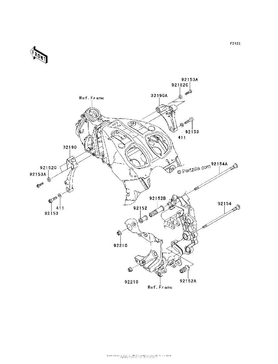 Diagrama de ENGINE MOUNT