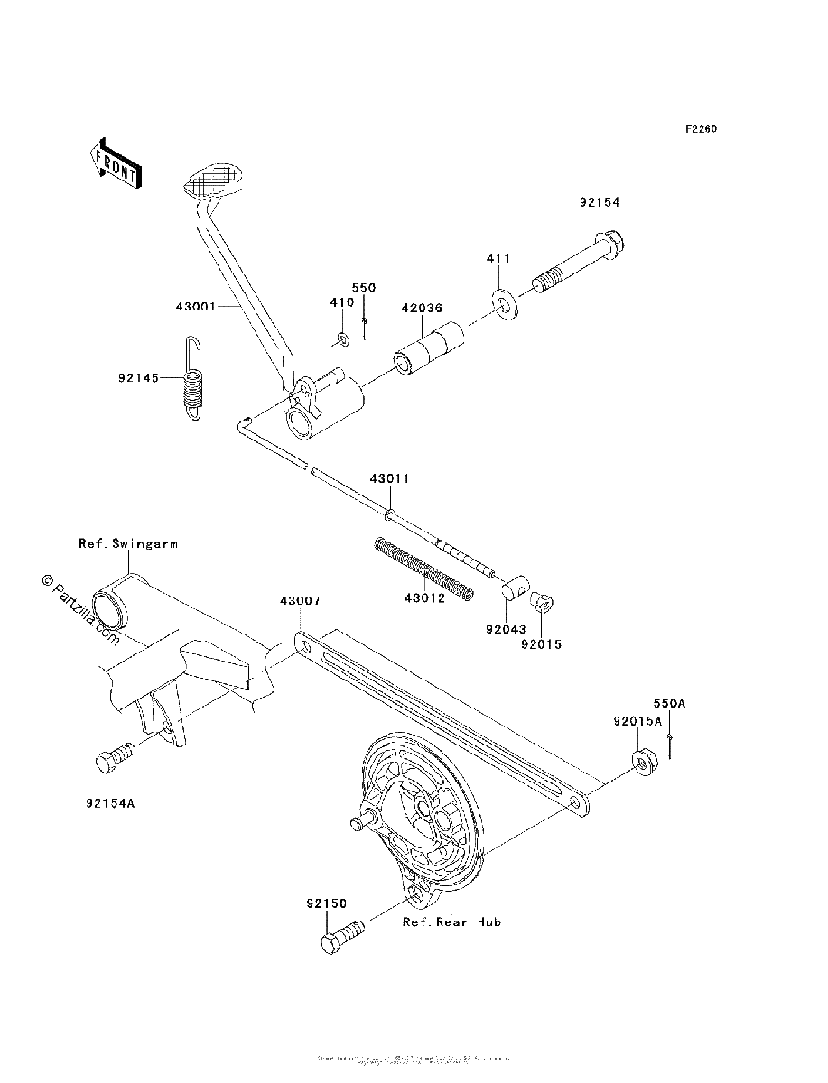 Diagrama de BRAKE PEDAL