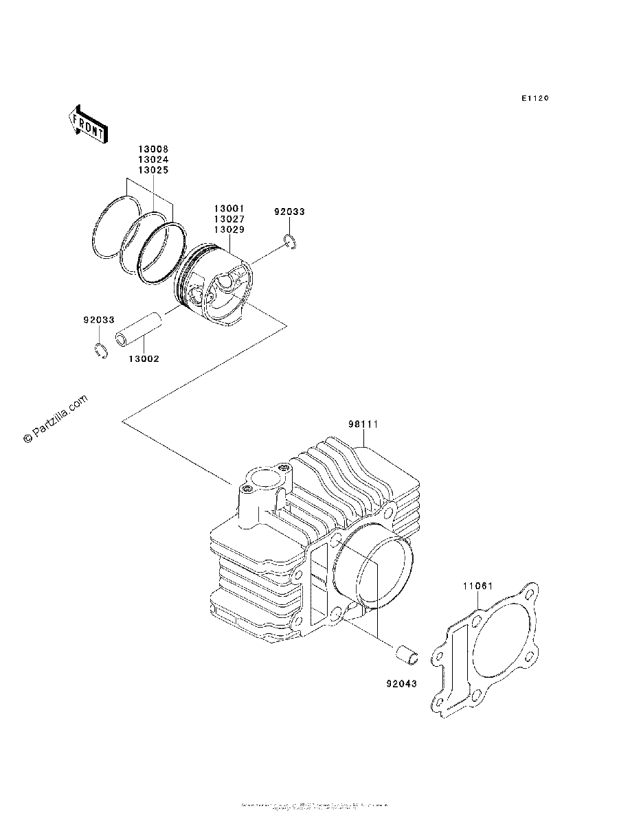 Diagrama de CYLINDER PISTON S