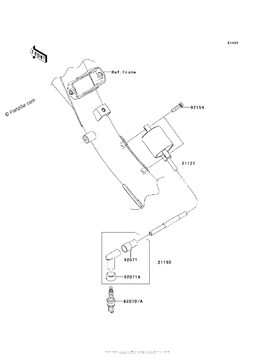 Diagrama de IGNITION SYSTEM