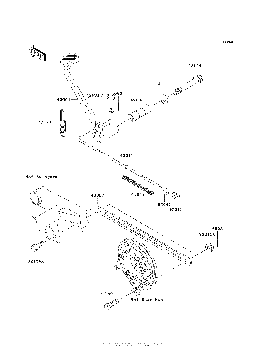 Diagrama de BRAKE PEDAL