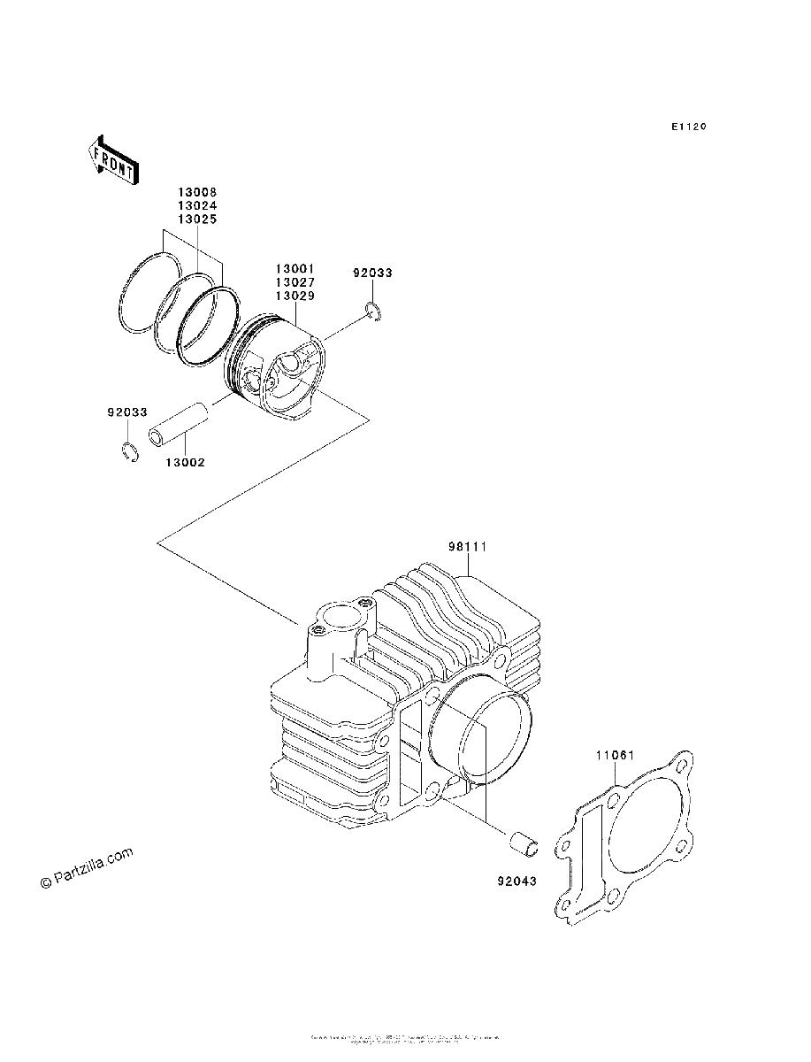 Diagrama de CYLINDER PISTON S
