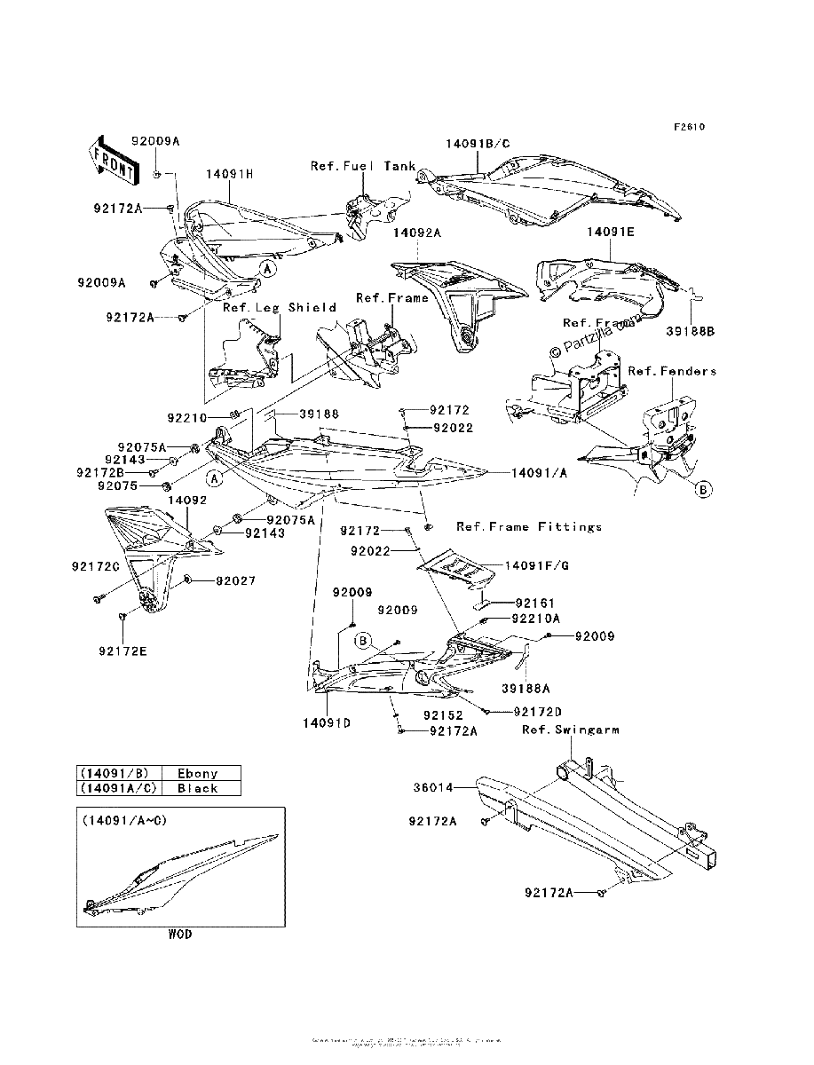Diagrama de SIDE COVERS CHAIN COVER