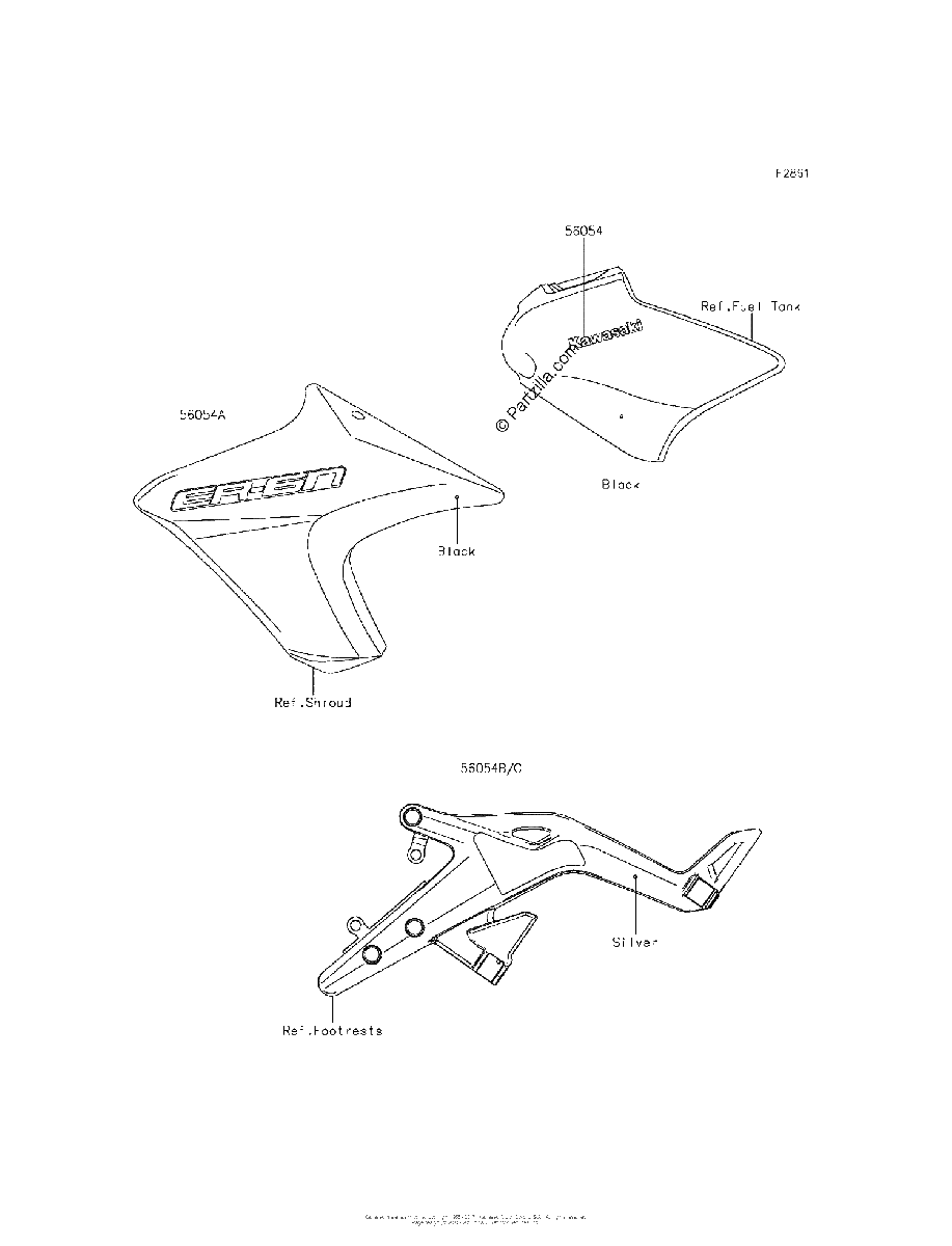 Diagrama de DECALS BLACK ECF