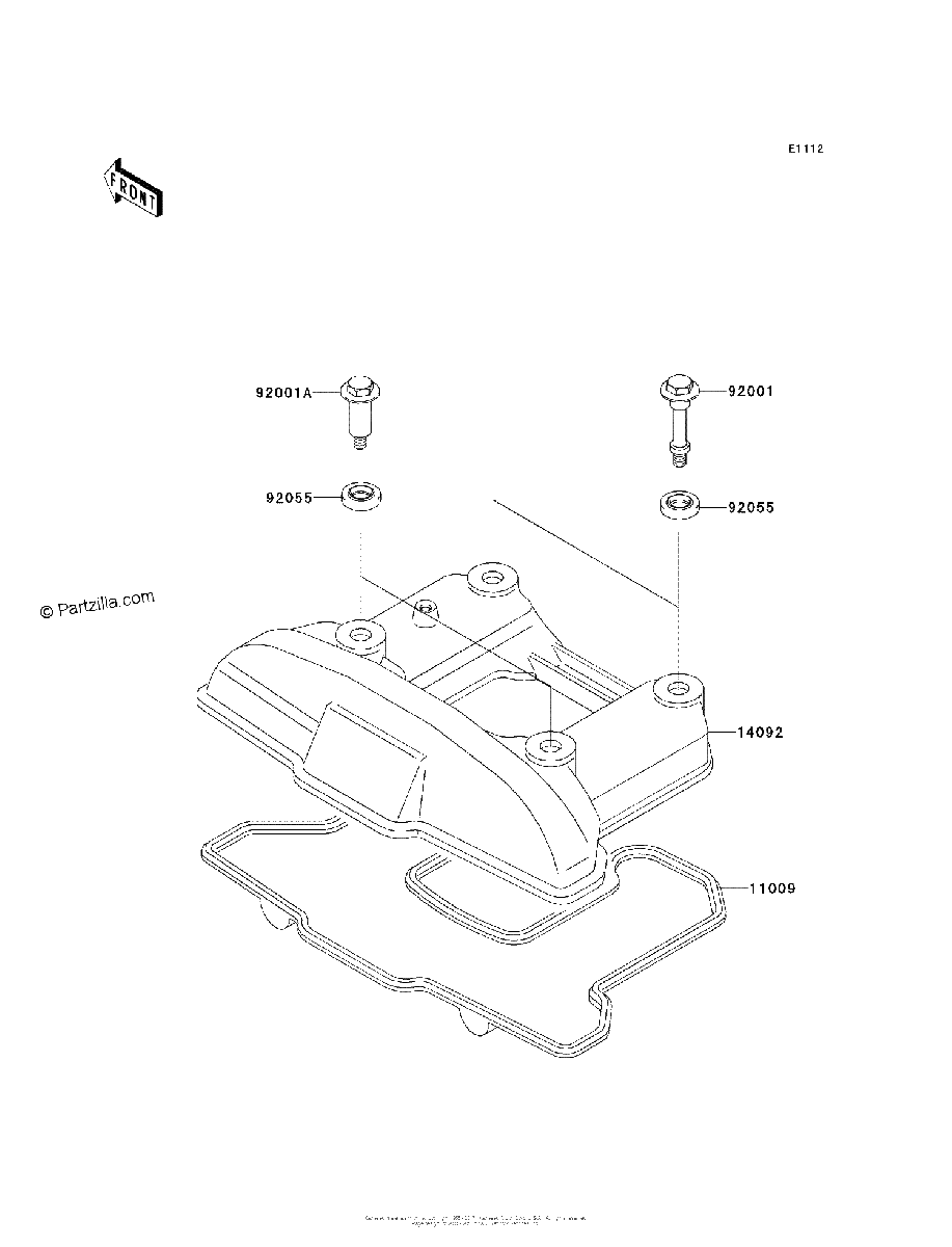 Diagrama de CYLINDER HEAD COVER