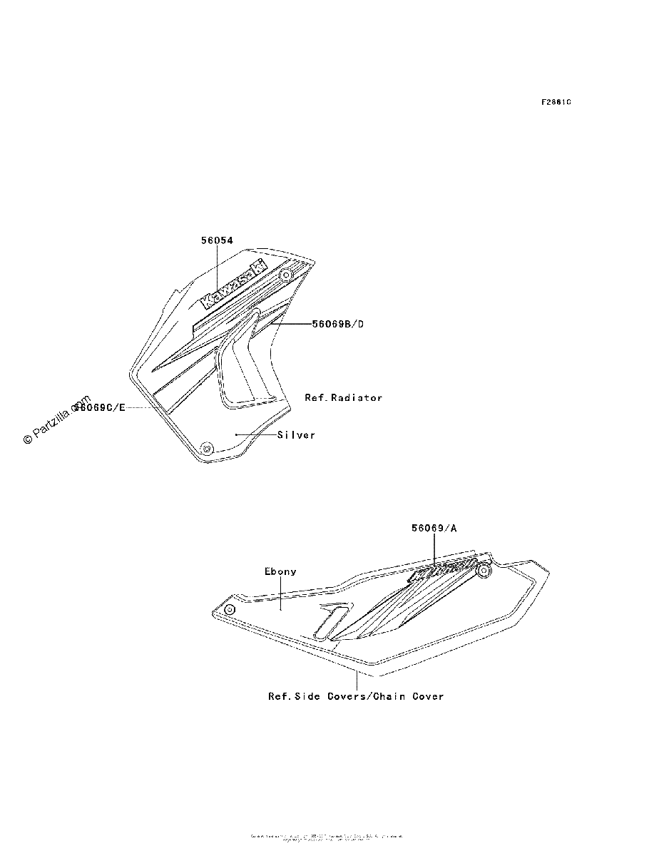 Diagrama de DECALS RED ECF