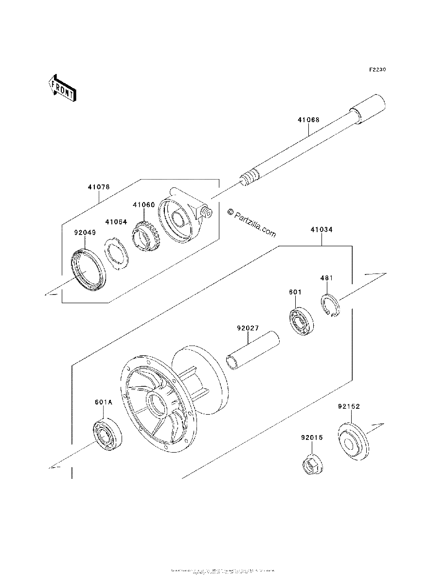 Diagrama de FRONT HUB