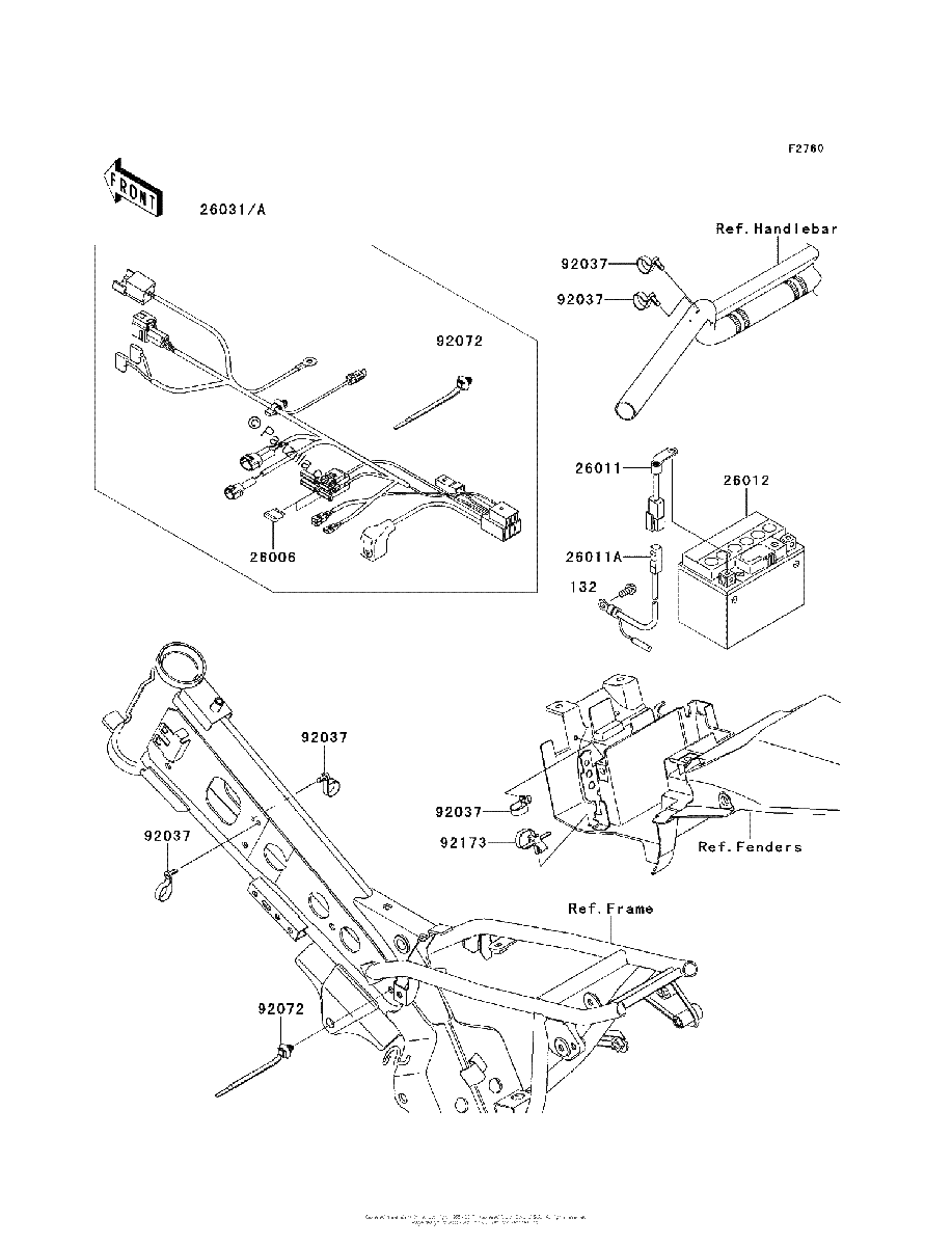 Diagrama de CHASSIS ELECTRICAL EQUIPMENT