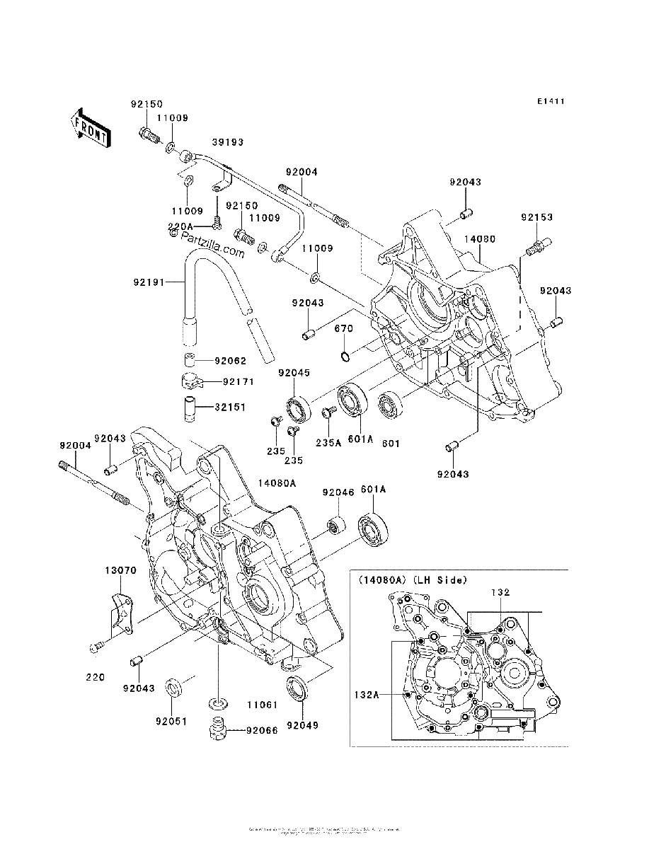 Diagrama de CRANKCASE
