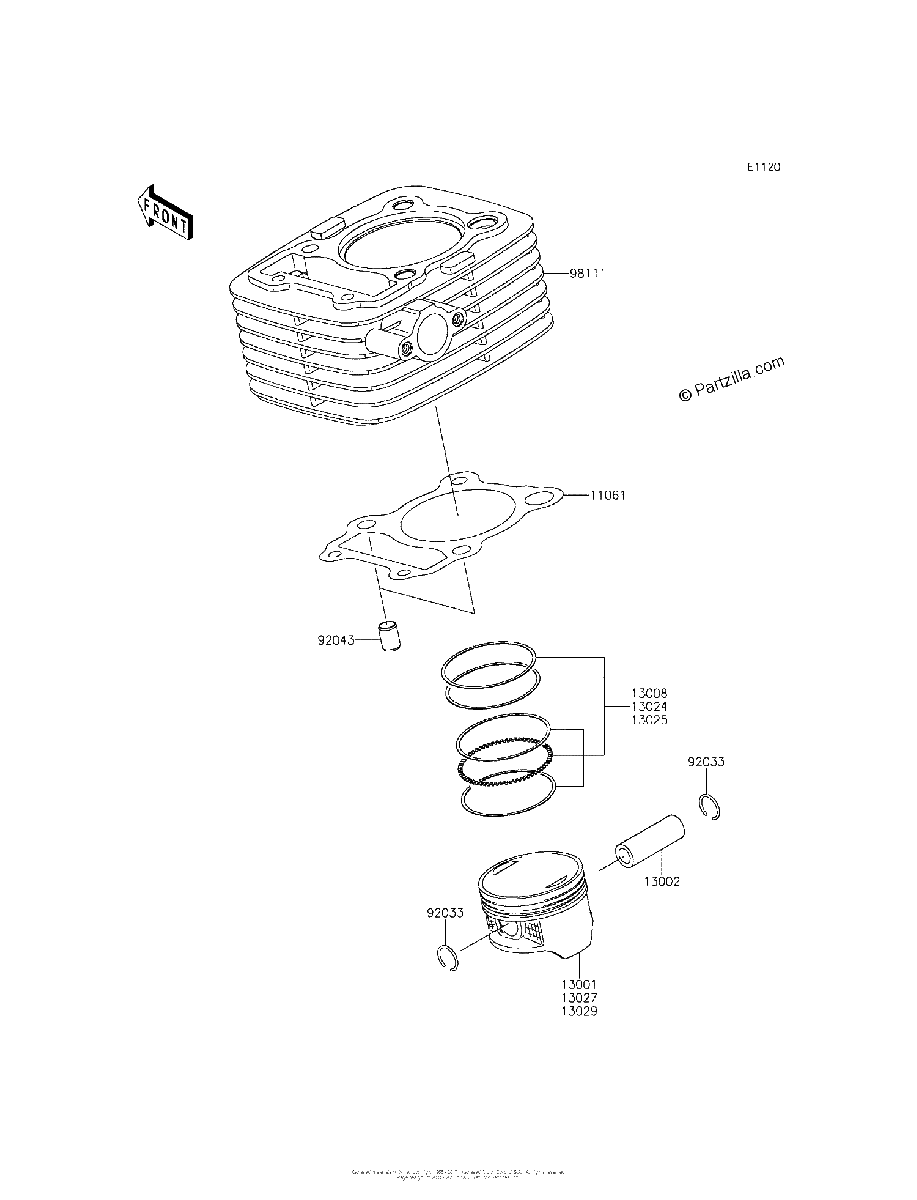 Diagrama de CYLINDER PISTON S