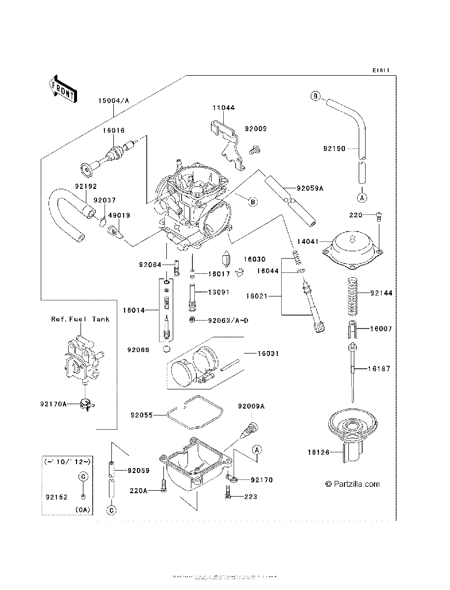 Diagrama de CARBURETOR
