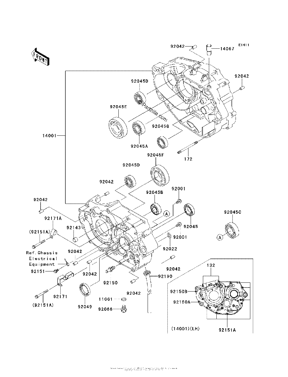 Diagrama de CRANKCASE