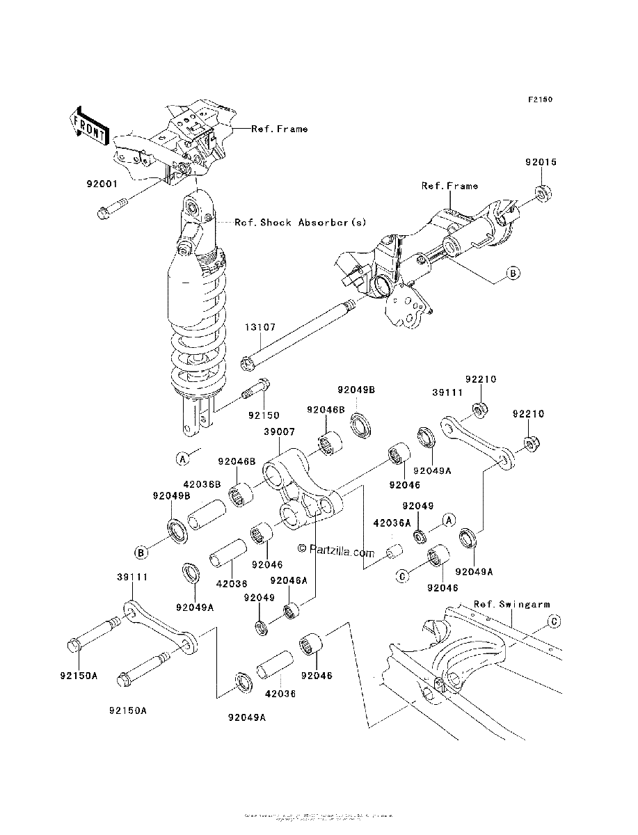 Diagrama de REAR SUSPENSION