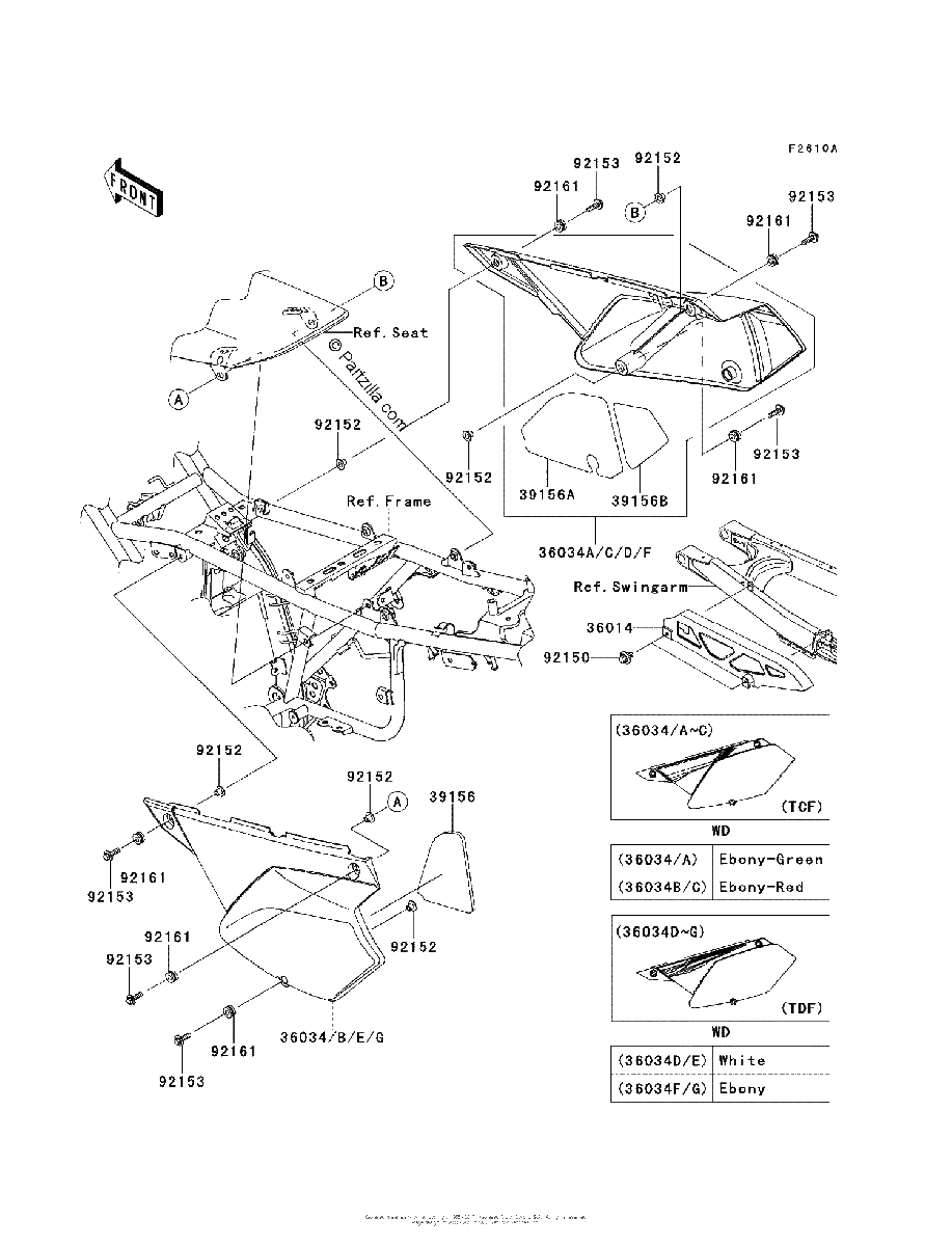 Diagrama de SIDE COVERS CHAIN COVER TCF TDF