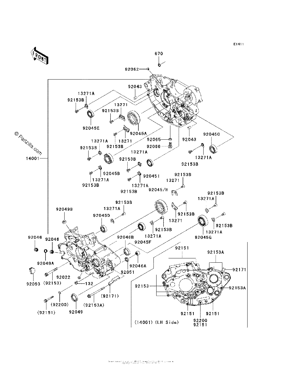 Diagrama de CRANKCASE