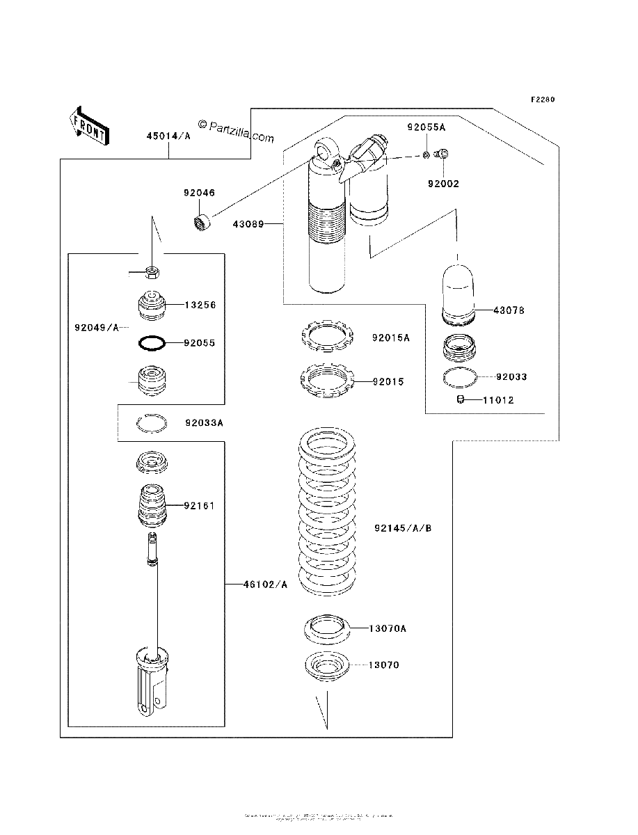 Diagrama de SHOCK ABSORBER S
