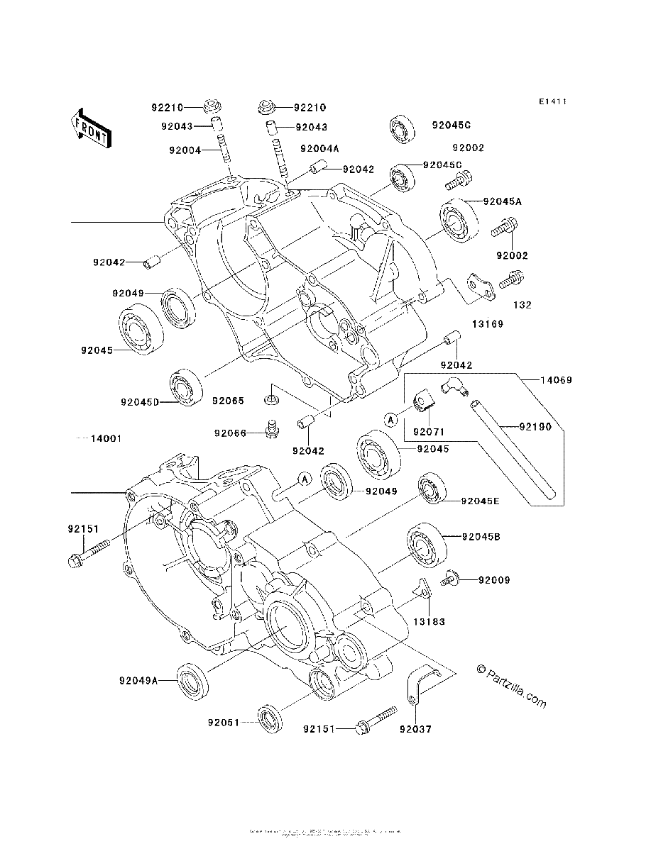 Diagrama de CRANKCASE