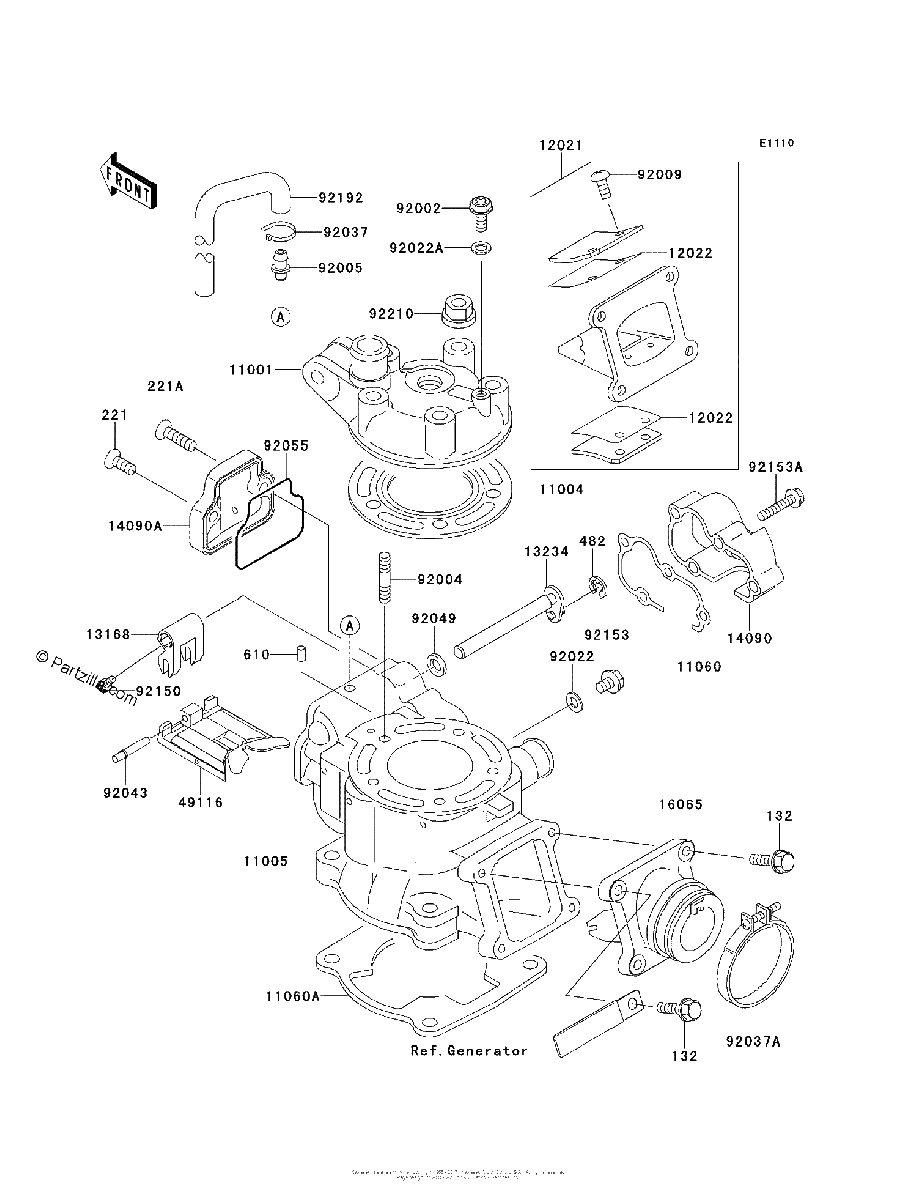 Diagrama de CYLINDER HEAD CYLINDER