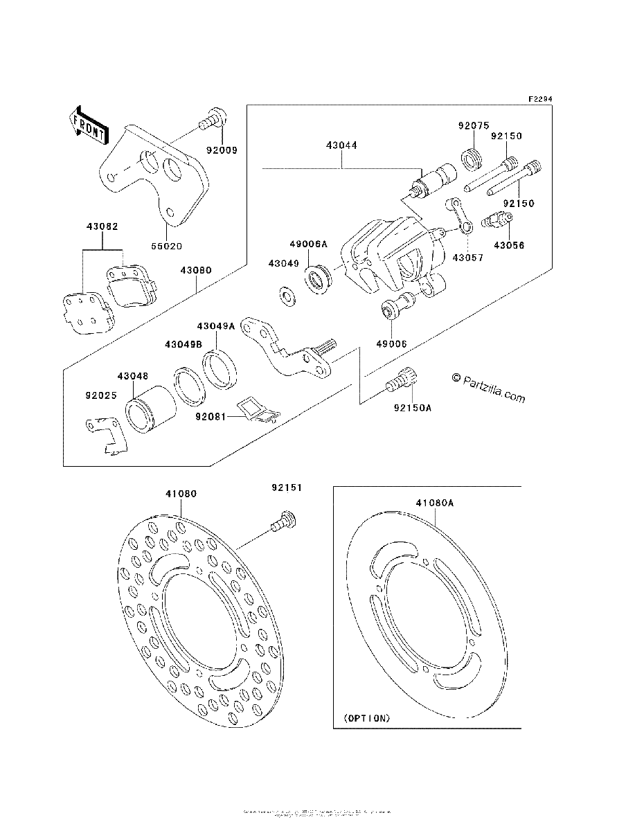 Diagrama de REAR BRAKE