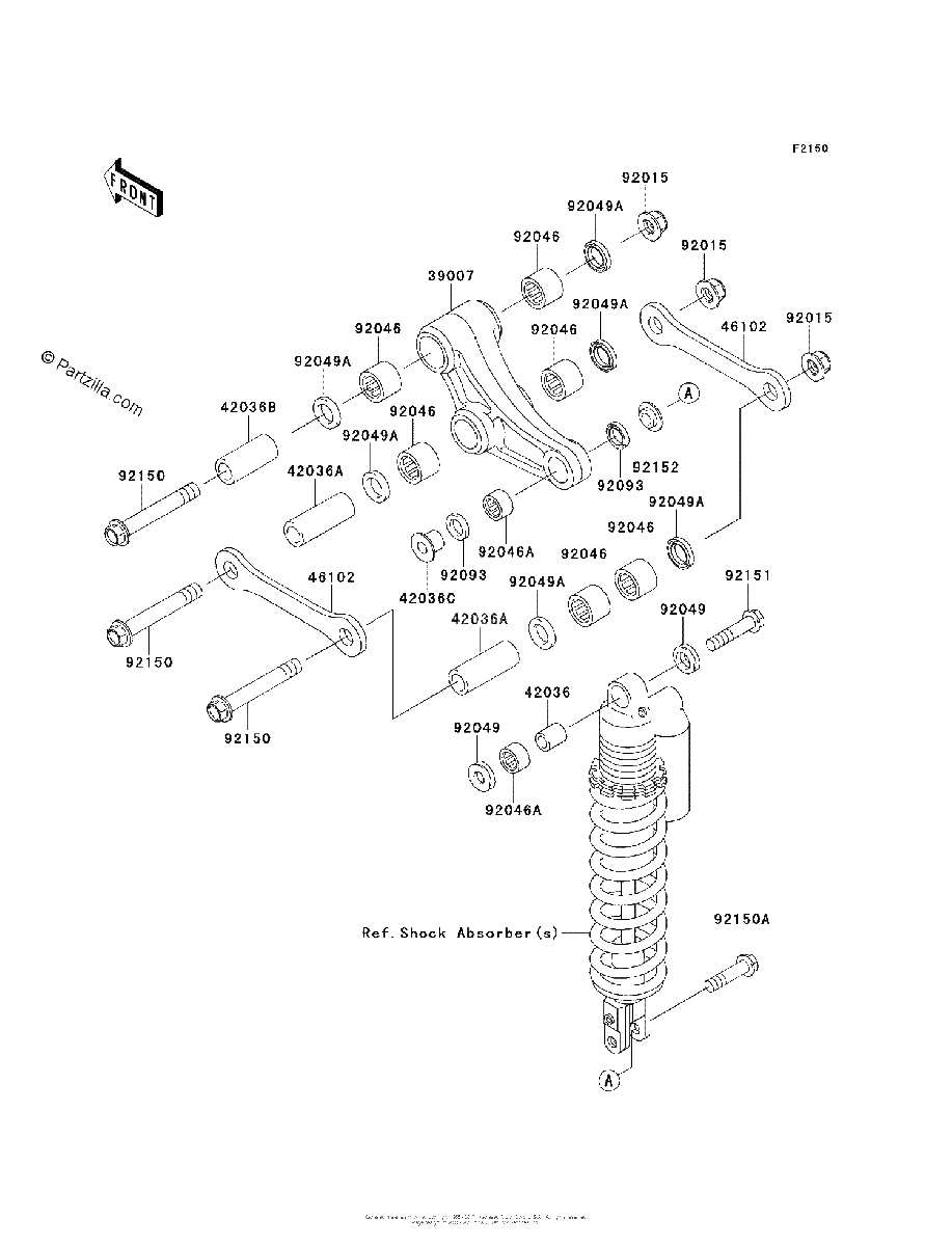 Diagrama de REAR SUSPENSION