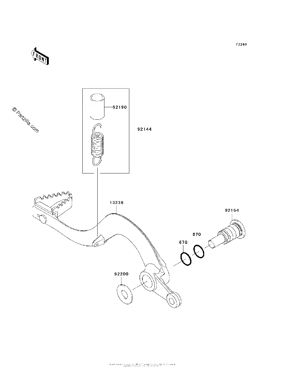 Diagrama de BRAKE PEDAL